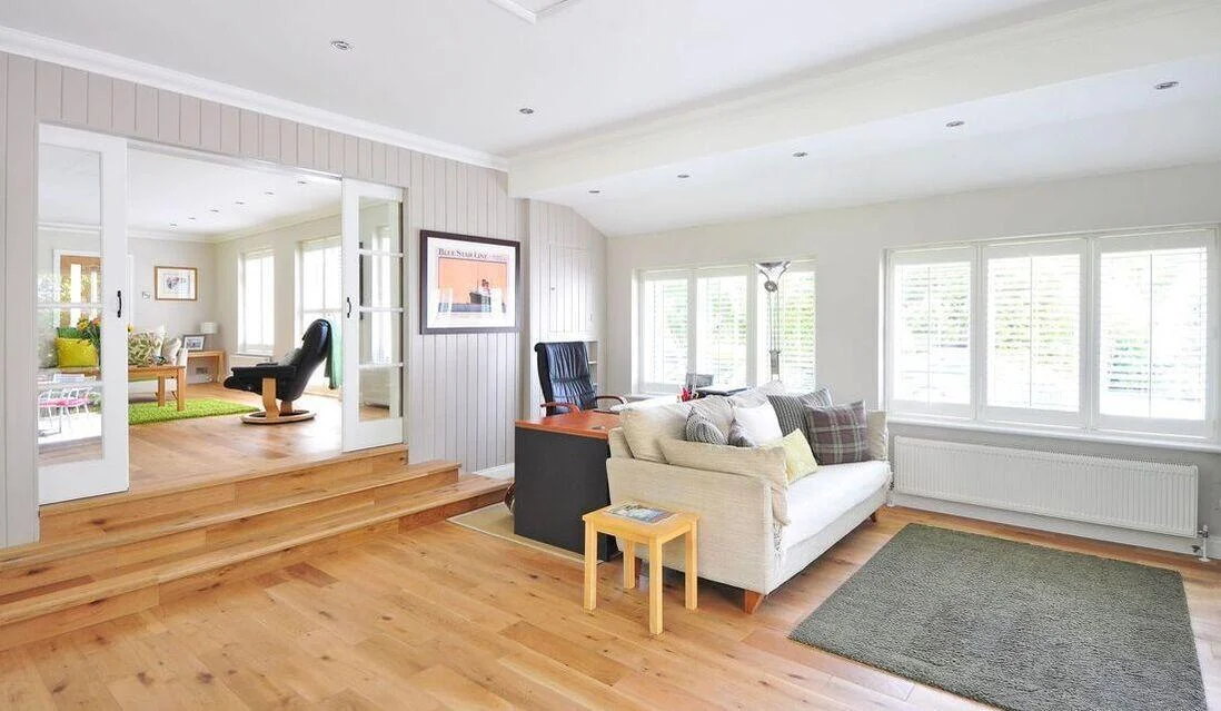 Renovated Queenslander living room